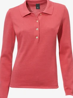 Pull polo avec col classique et demi-patte de boutonnage