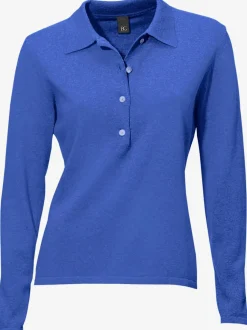 Pull polo avec col classique et demi-patte de boutonnage