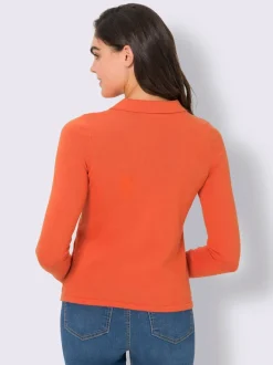 Pull polo avec col classique et demi-patte de boutonnage