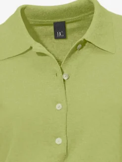 Pull polo avec col classique et demi-patte de boutonnage