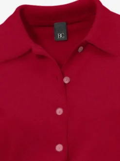 Pull polo avec col classique et demi-patte de boutonnage
