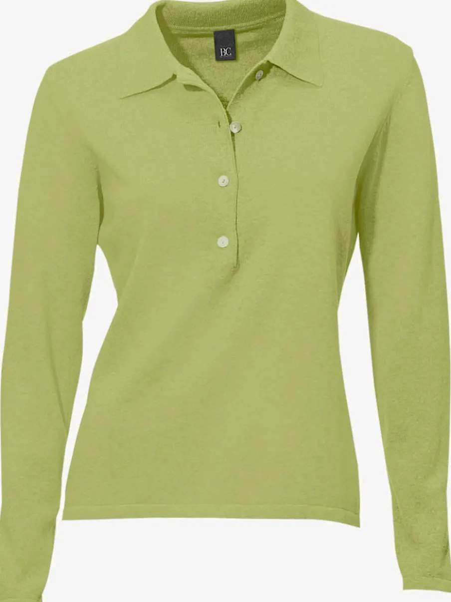 Pull polo avec col classique et demi-patte de boutonnage