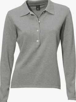 Pull polo avec col classique et demi-patte de boutonnage