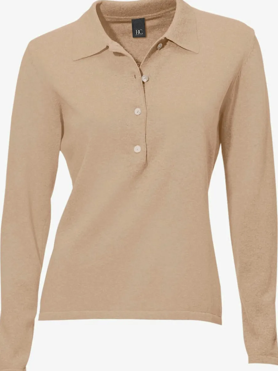 Pull polo avec col classique et demi-patte de boutonnage