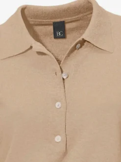 Pull polo avec col classique et demi-patte de boutonnage
