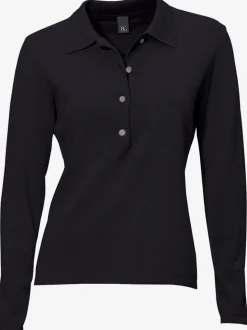 Pull polo avec col classique et demi-patte de boutonnage
