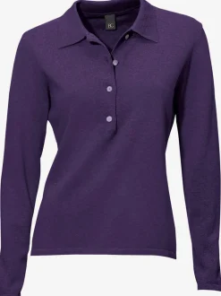 Pull polo avec col classique et demi-patte de boutonnage