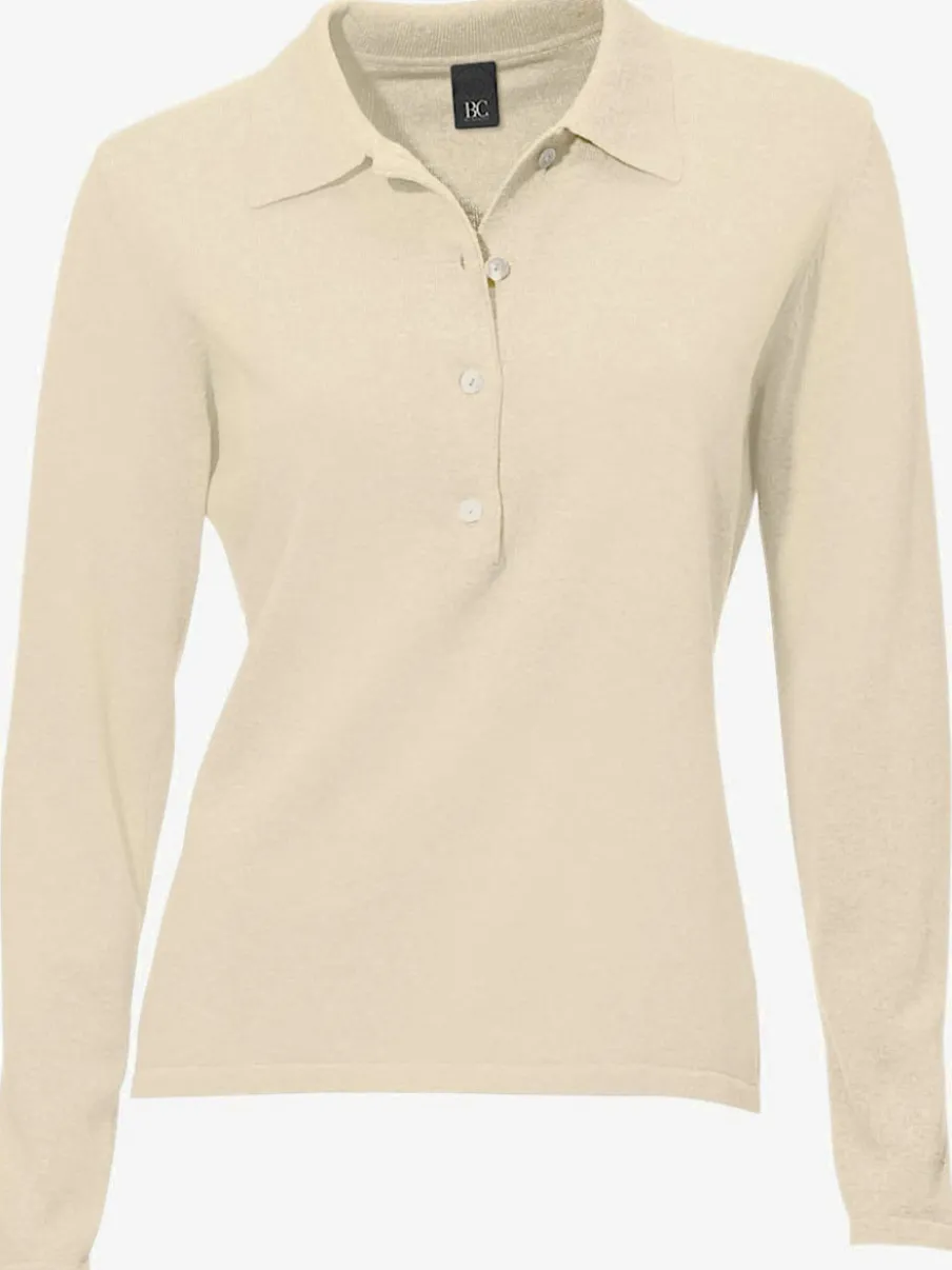 Pull polo avec col classique et demi-patte de boutonnage