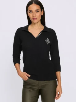 Pull polo pur coton