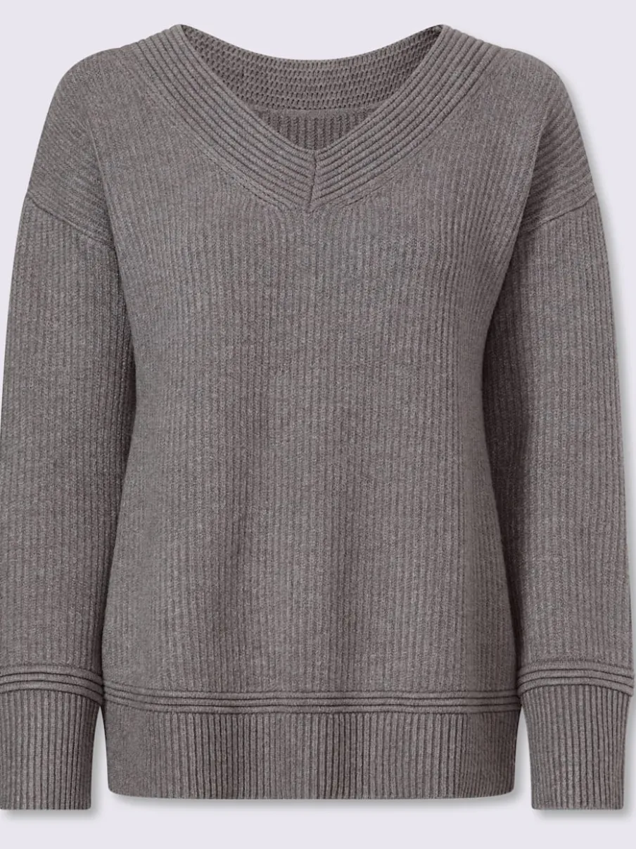 Pull superbe mélange de matières