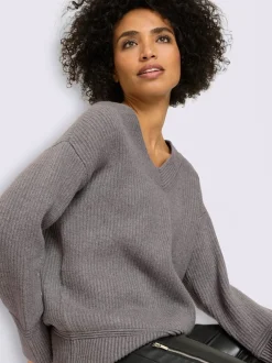 Pull superbe mélange de matières