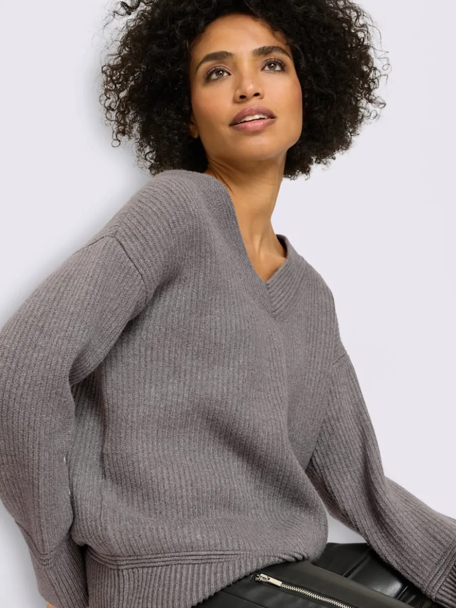 Pull superbe mélange de matières