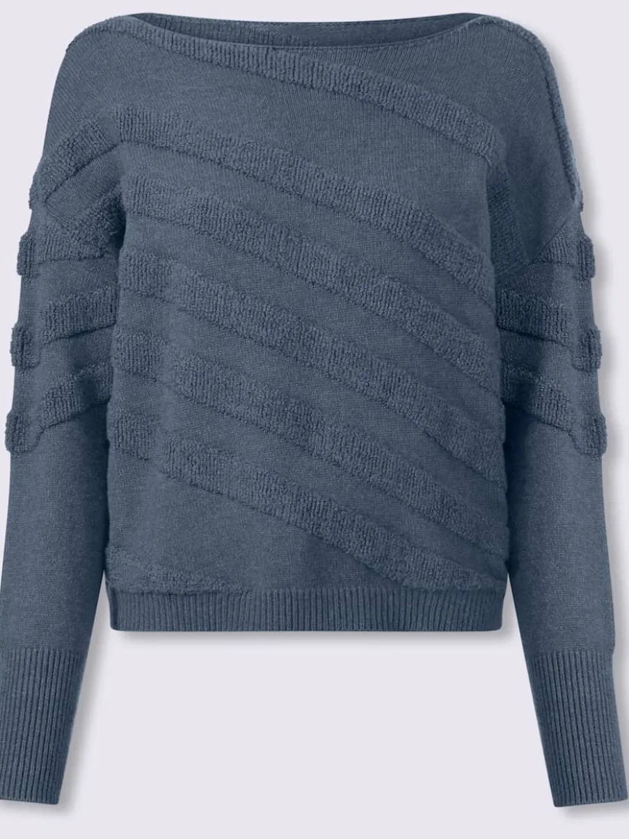 Pull superbe mélange de matières