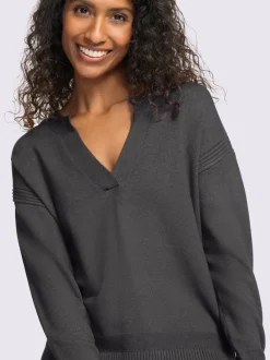 Pull superbe mélange de matières