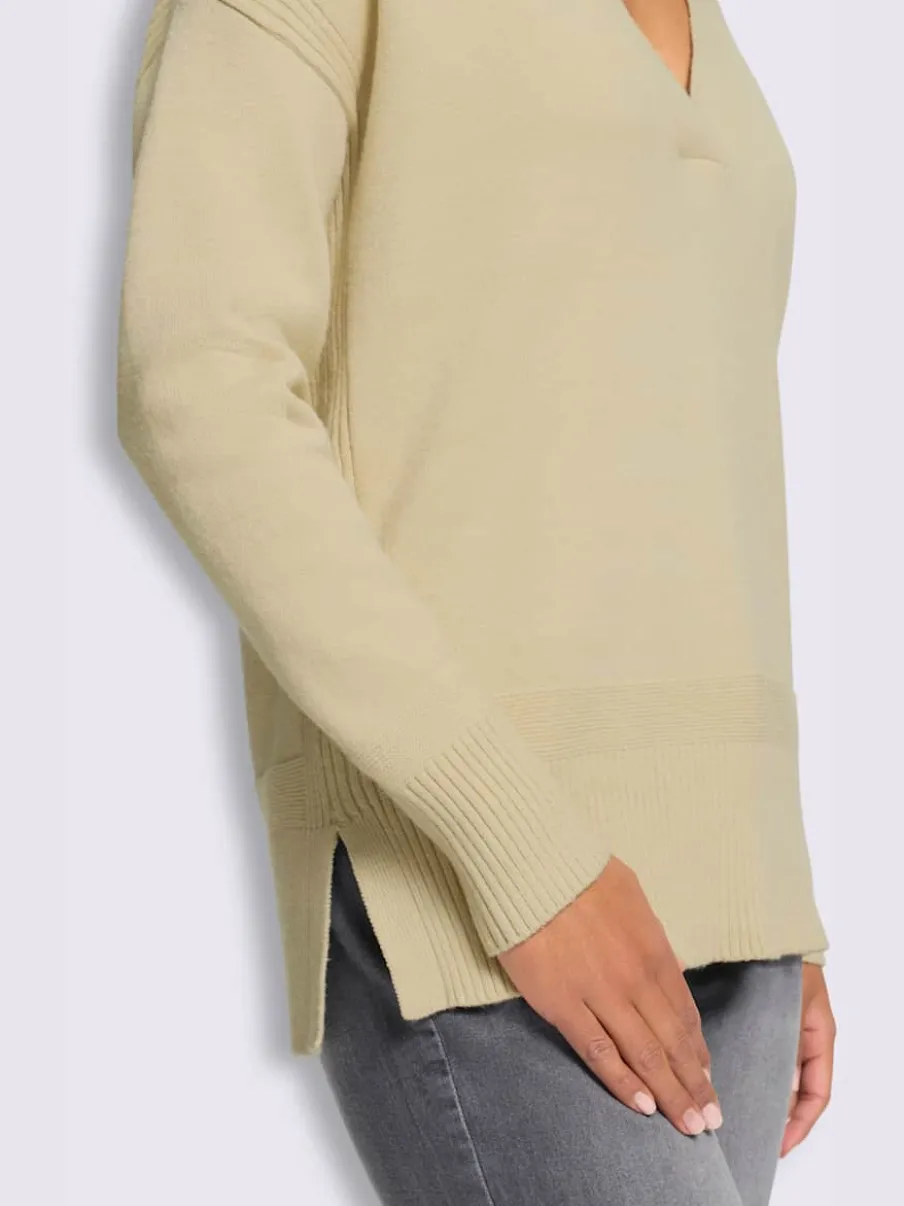 Pull superbe mélange de matières
