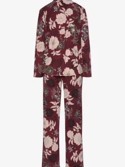 Pyjama au motif floral botanique