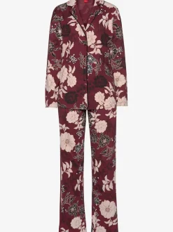 Pyjama au motif floral botanique