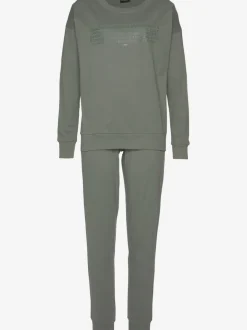 Pyjama avec imprimé texte devant