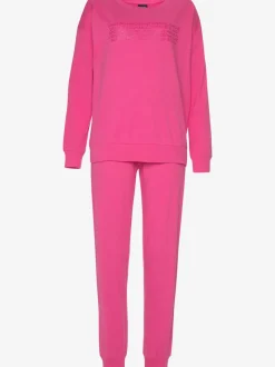 Pyjama avec imprimé texte devant