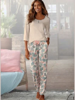 Pyjama avec pantalon imprimé