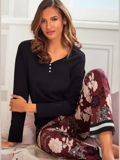 Pyjama avec pantalon imprimé tendance