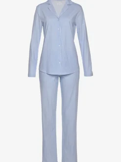Pyjama classique avec imprimé discret sur toute la surface
