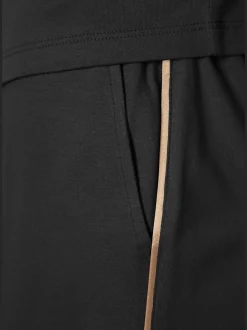 Pyjama court avec détails imprimés