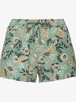 Pyjama court avec imprimé floral