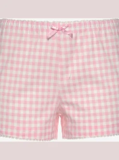 Pyjama court avec rayures discrètes