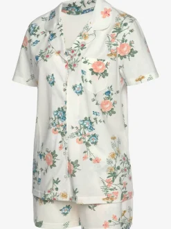 Pyjama court fantaisie coupe classique