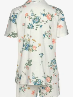 Pyjama court fantaisie coupe classique