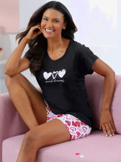 Pyjama court jersey fin