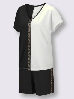 Pyjama court jersey fin