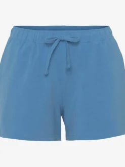 Pyjama court à rayures en fils teintés