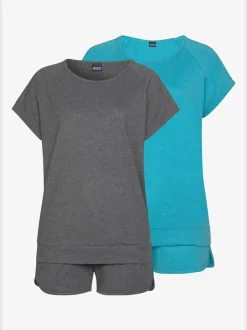 Pyjama court sport en lot de 2