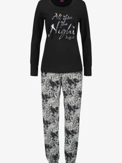 Pyjama décontracté avec imprimé devant