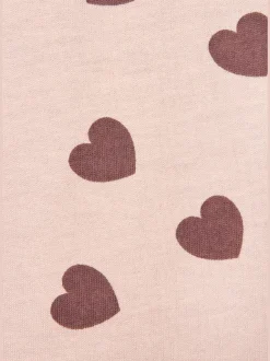 Pyjama long avec motif cœur