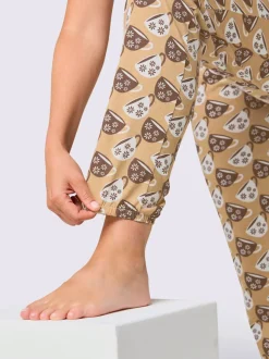 Pyjama-pantalon jersey fin