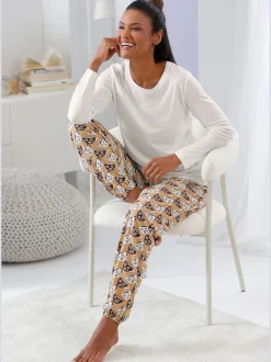 Pyjama-pantalon jersey fin