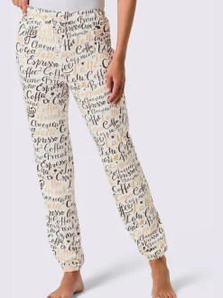 Pyjama-pantalon jersey fin