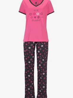Pyjama 3 pièces : t-shirt, pantalon, short