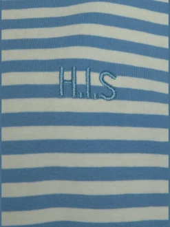 Pyjama à rayures en fils teintés