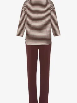 Pyjama à rayures en fils teintés