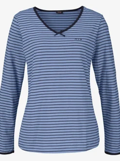 Pyjama à rayures en fils teintés