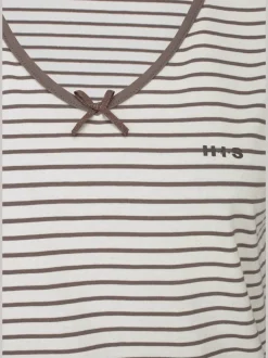 Pyjama à rayures en fils teintés