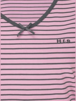 Pyjama à rayures en fils teintés
