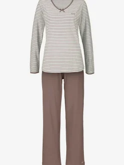 Pyjama à rayures en fils teintés