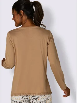 Pyjama-t-shirt jersey fin