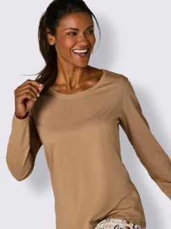Pyjama-t-shirt jersey fin