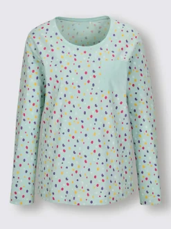 Pyjama-t-shirt jersey fin